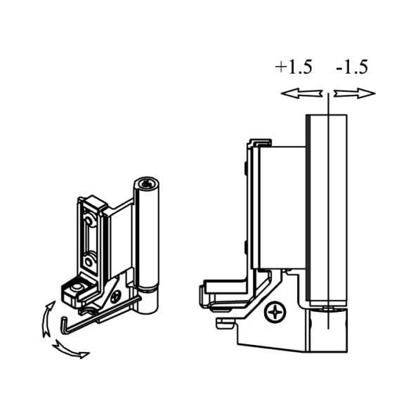Accesorios aluminio Sistema Oscilobatiente OS150 IDh Innovación y Desarrollo de herrajes