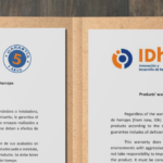Carta calidad con 5 años garantía IDh