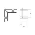 Escuadra Europea Euroforma tubular reforzada 3 Euroforma tubular reforzada